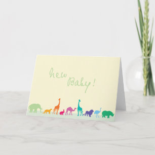 New baby animals card_horizontal announcement