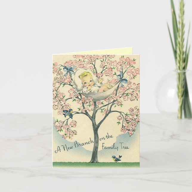 New Baby Announcement Card (Front)
