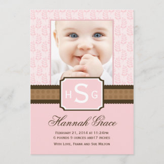 New Baby Announcement Cards