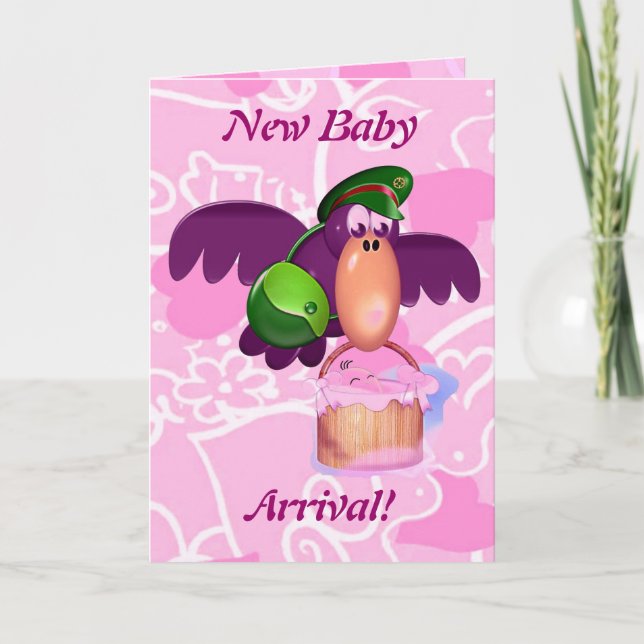 New Baby Arrival Card (Front)