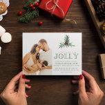 New Baby Birth Announcement Photo Christmas<br><div class="desc">'Tis the season to be jolly, and there's no better reason to spread holiday cheer than with our special New Baby Birth Announcement Family Christmas Holiday Card, announcing the arrival of our newest bundle of joy! With a heartwarming photo and a "Tis the season to be jolly" holly berry design,...</div>