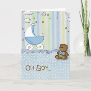 new baby boy card