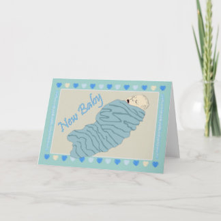 New Baby Boy Card