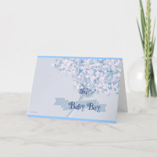 New Baby Boy Gift Card ʚϊɞ Soft Butterflies Daisy