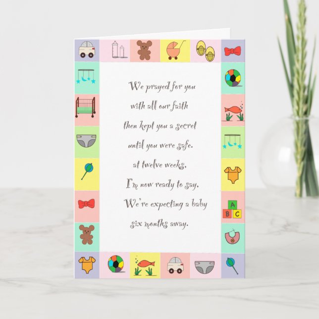 New baby card (Front)