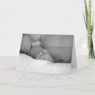 New baby card
