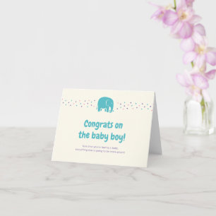New baby card