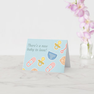 New baby card