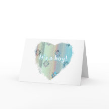 New Baby Card - It's a Boy!