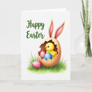New Baby Chick Greeting Card