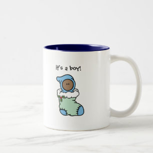 New Baby Christmas Keepsake Mug (Boy)