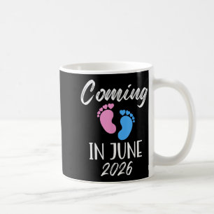 New Baby Coming In June 2026 Funny Baby Shower Boy Coffee Mug