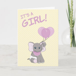 New Baby Congratulations Baby Girl Card
