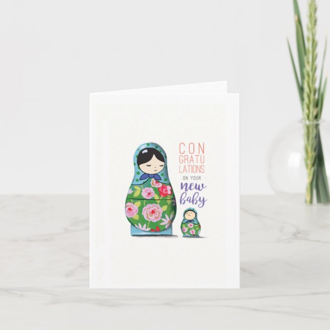 New Baby Congratulations Card (Front)