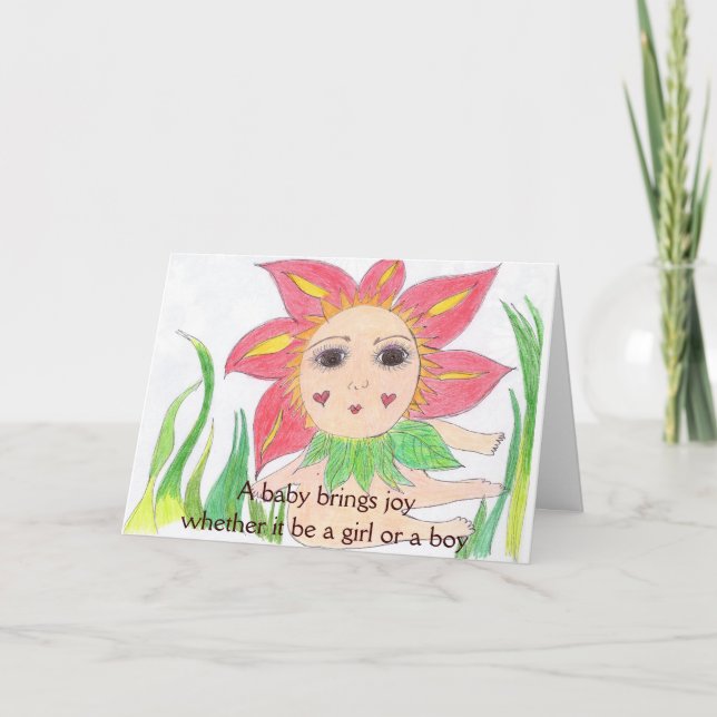 New Baby Congratulations Card (Front)
