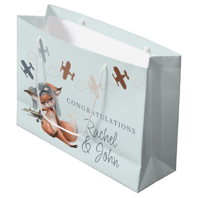 New Baby Congratulations Gift Bag (Front Angled)