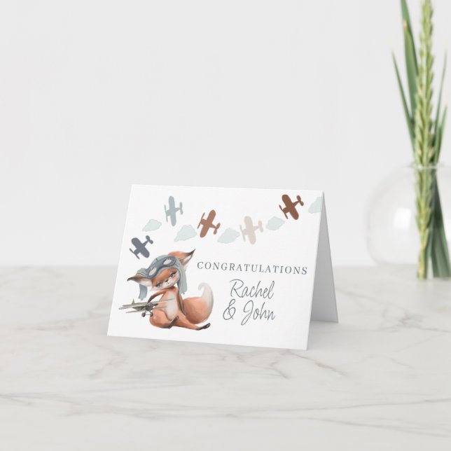 New Baby Congratulations Greeting Card (Front)