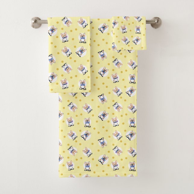 New Baby Corgi Towel Set (Insitu)