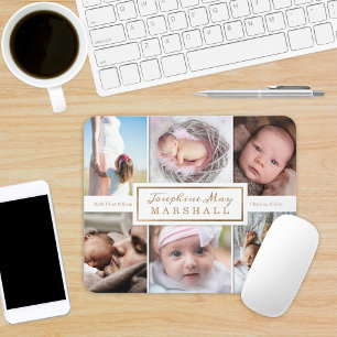 New Baby Custom Photo Mouse Mat