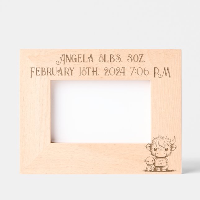 New Baby Etched Frames (Front)