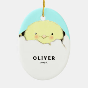 New Baby First Christmas Ceramic Tree Decoration