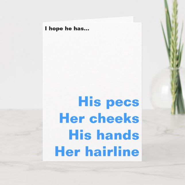 New Baby Funny Card - Boy (Front)