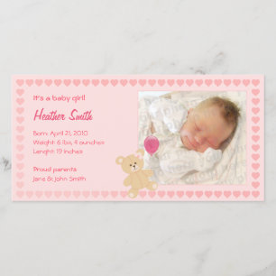 New Baby Girl Announcement