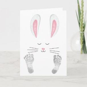 New Baby Girl Bunny Card