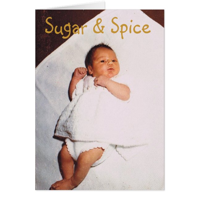 New Baby Greeting Announcement (Front)