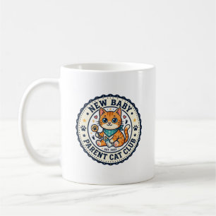 New Baby Parent Cat Cat Mum Gift Idea - New Baby P Coffee Mug