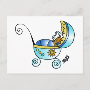 new baby postcard
