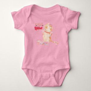 New Baby Princess Lilibet Cute Kitten Named Baby B Bodysuit