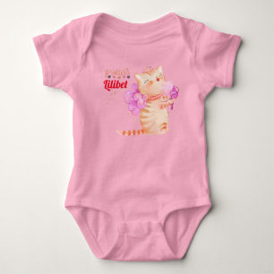 New Baby Princess Lilibet Cute Kitten Named Baby B Bodysuit