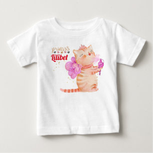 New Baby Princess Lilibet Cute Kitten Named Baby B T-Shirt