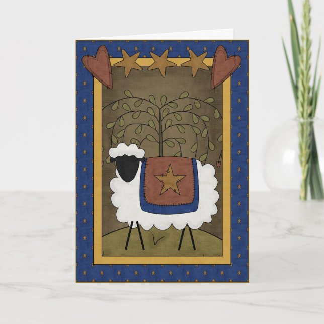 New Baby Sheep Card (Front)