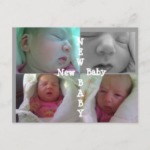 NEW BABY SHOWER CARD