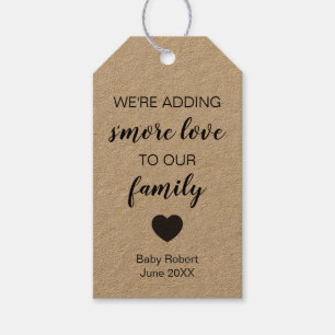 New Baby Tags, Adding S'more Love to Our Family Gift Tags