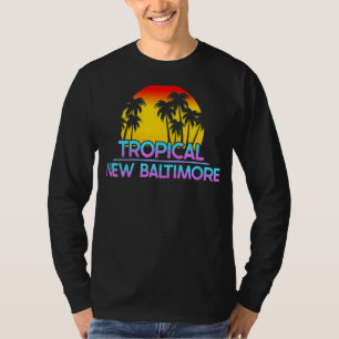 New Baltimore Michigan Funny Ironic Weather T-Shirt