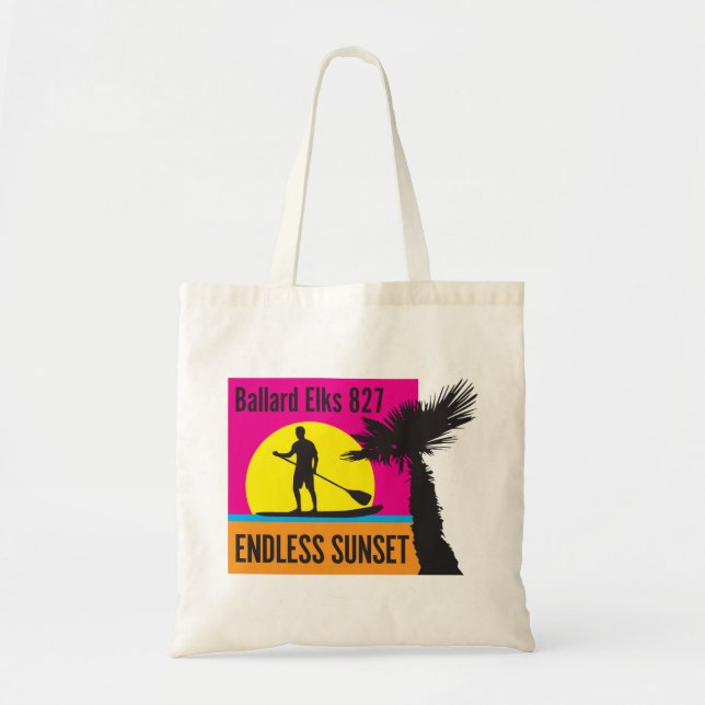 NEW BAR FUNDRAISER Endless Sunset Tote Bag (Front)