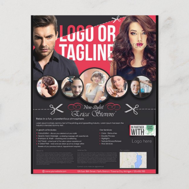 New Barber Shop Flyer Design (Front)