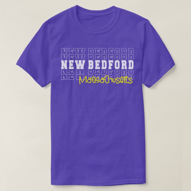 New Bedford city Massachusetts New Bedford MA T-Shirt (Design Front)