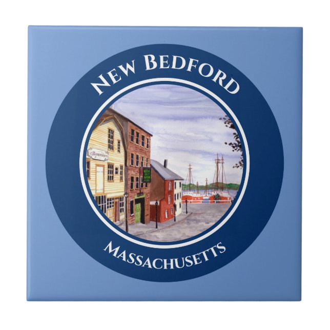 New Bedford Massachusetts New England Tile (Front)
