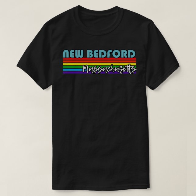 New Bedford Massachusetts Pride  New Bedford LGBT  T-Shirt (Design Front)