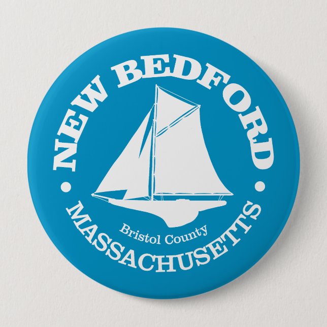 New Bedford (sloop) 10 Cm Round Badge (Front)