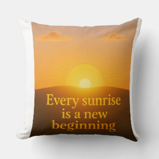new begining in lif cushion