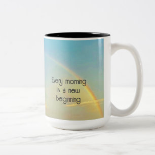 New Beginning Two-Tone Coffee Mug