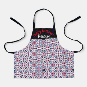 New Beginnings Birthday Pretty Pattern Apron