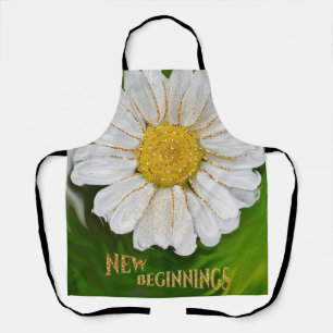 New Beginnings - Daisy flower power Apron