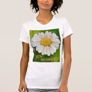 New Beginnings - Daisy flower power T-Shirt