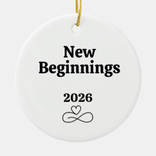 New Beginnings: Divorce Gifts Breakup Care Package Ceramic Tree Decoration